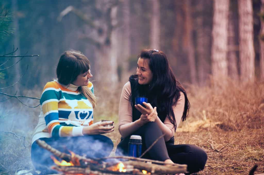 activity adult barbecue bbq 344102 two ladies talking